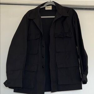 Military Black Long Sleeve Shirt